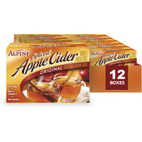 Alpine Original Spiced Apple Cider Instant Drink Mix, Rich In Vitamin C And Low Calorie, 0.74 Oz Pouch (Pack Of 120)