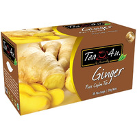Tea4U Flavored Black Ceylon Teabags (Ginger) - Ideal Quality From Sri Lanka's Finest Leaves And Expertly Blended - 25 Count