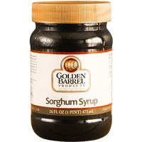 Golden Barrel Sorghum Syrup Wide Mouth Jar, 16 Oz (Pack May Vary)