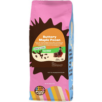 Crazy Cups Decaf Flavored Ground Coffee, Decaffeinated Buttery Maple Pecan Coffee, For Brewing Flavored Hot Or Iced Decaf Pecan Coffee, 10Oz