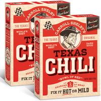 Carroll Shelby's Original Texas Brand Chili Kit 3.65Oz Box (Pack Of 2)