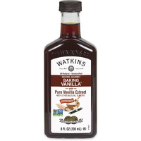 Watkins All Natural Original Gourmet Baking Vanilla, With Pure Vanilla Extract, 8 Fl Oz (Pack Of 6)