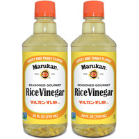 Marukan Seasoned Gourmet Rice Vinegar, 24 Ounce Pet Bottle (Pack Of 2)