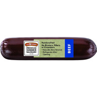 Old Wisconsin Premium Summer Sausage, 100% Natural Meat, Charcuterie, Ready To Eat, High Protein, Low Carb, Keto, Gluten Free, Beef Flavor, 16 Ounce
