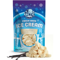 Arctic Farms Freeze Dried Ice Cream Bits Bagged And Boxed - Does Not Melt (Vanilla)