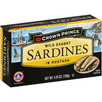 Crown Prince Sardines In Mustard, 4.25-Ounce Cans (Pack Of 12)