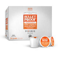 Bulletproof Coffee + Organic Grass-Fed Butter Single-Serve Pods, Keto Coffee, All-In-One Recipe With Mct Oil And Butter, Packaging May Vary