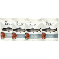 Epic Provisions Jerky Bites, 100% Wild Caught, Maple Glazed & Smoked, Alaskan Salmon, Coconut Oil 2.5 Oz. (4 Count)