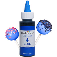 Chefmaster Blue Candy Color | True-Tone Shades | Oil-Based | Professional-Grade Dye | Easy-To-Use | 2 Oz