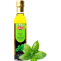 Basso 1904 - Basil Infused Extra Virgin Olive Oil, 8.5 Fl Oz (250 Ml), Cooking, Dipping, Dressing, And Tasting