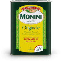 Monini Premium Extra Virgin Olive Oil | Originale Versatile & Balanced | Tin Can | 101.4Oz (3L)