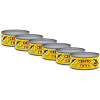 Cento - Italian Solid Light Tuna In Pure Olive Oil, (6) - 3 Oz Cans