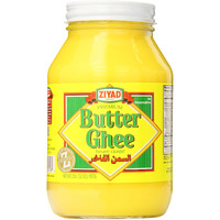 Ziyad Pure Desi Ghee Clarified Butter, Clarified Butter, Perfect High Heat Cooking, Roasted Vegetables, Saut  Es, Hot Drinks (Chaider) And Finishing Oil! 32 Oz