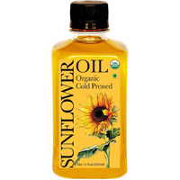 Daana Sunflower Oil: Certified Usda Organic, Extra Virgin, Cold Pressed, High Oleic, Non-Gmo. Healthy Oil For Cooking, Baking, Frying, Hair And Skin Care. Pesticide And Chemical Free (12 Oz)