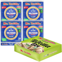 Mr. Tortilla Low Carb Tortilla Wraps - Keto Tortillas With Avocado Oil - Street Taco Size - 1 Net Carb Per Serving - Low Calorie Keto Wraps - Low Carb Tortillas - (Multigrain, 96 Count)