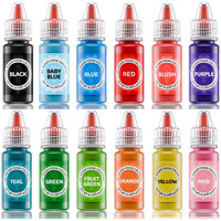 Oil Based Food Coloring For Chocolates - Jelife 12 Colors Oils Dye Set Flavorless Edible Food Color Vibrant Concentrated Neon Icing Colors For Candy Melts (6Ml/Bottles)