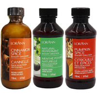 Lorann Oils Variety Bakery Emulsion: Multiple Flavors, Perfect For Enhancing Baking Variety In Cakes, Cookies & Desserts, Gluten-Free, Keto-Friendly, Baking Essential For Your Kitchen, 4Oz Per Bottle