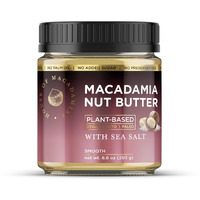 House Of Macadamias Macadamia Nut Butter With Sea Salt - 8.8Oz - No Added Sugar, No Palm Oil, Plant-Based, No Artificial Ingredients
