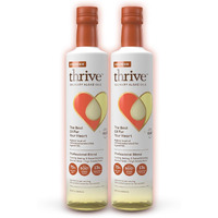 Thrive Algae Cooking Oil - Premier Culinary Blend, Heart And Health-Conscious Oil, Rich In Omega-9 Monounsaturated Fat (90%), Very Low Omega-6, 16.9 Fl Oz, 2 Pack