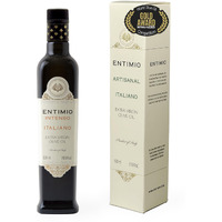 Entimio Intenso +900 Mg/Kg Polyphenol Rich Organic Extra Virgin Olive Oil, New 2024-2025 Early Harvest Italian Olive Oil From Puglia, Italy, 2025 Gold Winner, Cold Extracted, Lab Tested - 16.9 Fl Oz