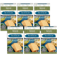 Partners Hors D'Oeuvre Crackers, Olive Oil & Sea Salt, 4.4 Ounce (Pack Of 6), Made With Real Ingredients, Non-Gmo, Kosher