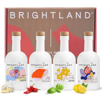 Brightland Infused Olive Oils, The Artist Capsule - Cold-Pressed Made With Early-Harvest Frantoio And Arbosana Olives - High Polyphenol & Infused Olive Oil - 12.7 Fl Oz (Pack Of 4)