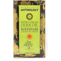 Mythology Greek Olive Oil From Greece, Cold Pressed Extra Virgin Olive Oil, Certified Pdo Kolymvari Chania Crete, 3 Liter