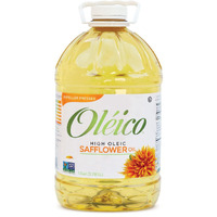 Oleico - High Oleic, Non Gmo Certified, Kosher Verified, Expeller Pressed, High Heat Stable Safflower Oil, Bottle Of 1 Gallon (128 Fl. Oz.)