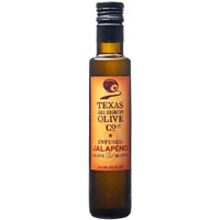Texas Hill Country Olive Co Jalapeno Infused Olive Oil - Cold Pressed Gourmet Evoo Olive Oil - Great For Dressing Dipping Marinade - No Artificial Flavors Or Added Sugar - Made In Texas (8.5 Oz)