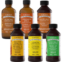 Lorann Oils Variety Bakery Emulsion: Multiple Flavors, Perfect For Enhancing Baking Variety In Cakes, Cookies & Desserts, Gluten-Free, Keto-Friendly, Baking Essential For Your Kitchen, 4Oz Per Bottle