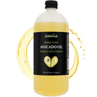 Greenive Avocado Oil Naturally Grown 100% Pure Natural Without Additives, Clean, Cold Pressed, Non-Gmo, Vegan: For Cooking, Frying, Baking And For Sauces, Dressings, Marinades, Salads (32 Ounce)