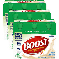 Boost High Protein Nutritional Drink (Vanilla, 6 Count (Pack Of 3))