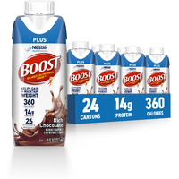 Boost Plus Nutritional Drink, Rich Chocolate, 8 Fl Oz (Pack Of 24)