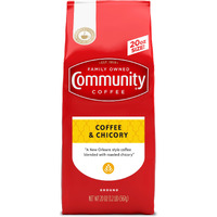 Community Coffee Coffee & Chicory Medium Dark Roast Ground Coffee, 20 Ounce Bag