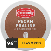 Community Coffee Pecan Praline Flavored 96 Count Coffee Pods, Medium Roast, Compatible With Keurig 2.0 K-Cup Brewers, 24 Count (Pack Of 4)