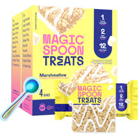 Magic Spoon Treats - High Protein, Low Carb, Keto Friendly, Low Sugar, Gluten Free, Crispy Protein Bar Cereal Bar, On-The-Go Healthy Snack (Marshmallow, 8 Bars)