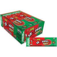 Lucas Salsagheti Watermelon Flavored Sweet & Hot Candy Strips And Tamarind Flavored Sauce, King Size 2.4 Oz - 6 Pieces Pack For Treats, Snack, Parties, Piatas