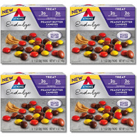 Atkins Endulge Treat, Peanut Butter Candies, 2G Net Carbs, 2G Sugar, Creamy Peanut Butter Filling, Low Carb, Low Sugar, 4 Packs (5 Count Each)