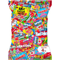 Bulk Candy Variety Pack - 4 Lb Bulk Easter Candy Assortment - Easter Basket Stuffers, Pinata Stuffer Candies Variety Pack, Office Candybowl Treats - Individually Wrapped Candies Bulk