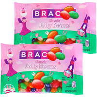 Jelly Beans Candy Assorted Tantalizing Flavors For Kids And Adults, Individually Wrapped Colorful Vibrant Candy Jelly Beans For Basket Treats, And Events, 2-Pack, 9Oz