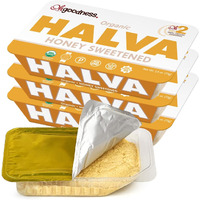 Ohgoodness! Organic Honey Halva - 3 Pack - Only Two Simple Ingredients, Melt-In-Mouth Snack & Dessert, Honey Sweetened Treat Paleo & Scd Approved - (Honey - Organic Original) 75G