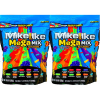 New Mike And Ike Original Fruits & 10 Flavor Mega Mix- 10 Oz. Bags Full Of Sweet Fruity Treats (Mega Mix, 2)