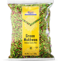 Rani Green Mukhwas (Special Digestive Treat) 7Oz (200G) ~ Vegan | Indian Candy Mouth Freshener | Kosher
