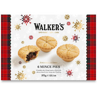 Walkers Mince Pies - 6 Count (Pack Of 3) - Luxury Holiday Treats And Dessert From Scotland, Suitable For Vegetarians