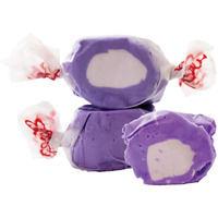Taffy Town Saltwater Taffy- Huckleberry | Gourmet Taffy| Nougat-Style Candy| Soft & Delicious| Sumer Snack Treats| Party Good Candies| 2.5Lbs