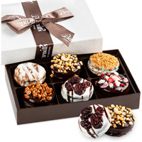 Barnetts Fathers Day 6 Chocolate Cookies Gift Basket, Gourmet Chocolate Covered Candy Gifts For Food Delivery, Spring Candy Treats Baskets Ideas For Dad, Husband, Brother, Son, Grandfather, Father, Grandmother, Daughter, Mother, Grandma