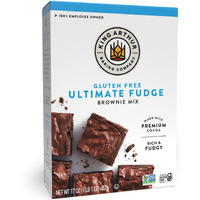 King Arthur, Gluten Free Fudge Brownie Mix, Gluten-Free, Non-Gmo Project Verified, Certified Kosher, 17 Ounces (Pack Of 6)