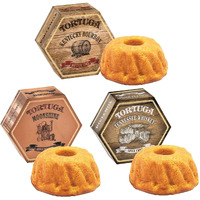 Tortuga Southern Trio Gift Pack - Tennessee Whiskey, Kentucky Bourbon, & Moonshine Apple Pie - 6 4Oz Cakes - The Perfect Premium Gourmet Gift For Gift Baskets, And Birthday Cakes For Delivery