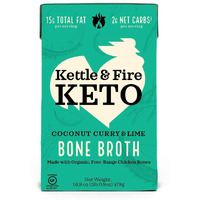 Kettle & Fire Coconut Curry Chicken Bone Broth, 16.9 Oz, Packaging May Vary