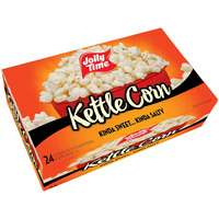 Jolly Time Value Pack Kettle Corn Festival Fun Microwave Kettle Corn | Sweet & Salty Glazed Gourmet Popcorn (3 Ounce, Pack Of 24)
